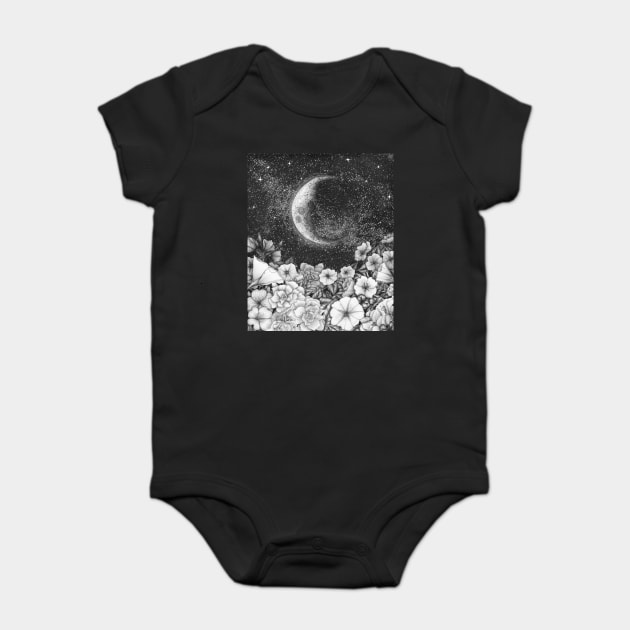 Moonlight in the Garden Baby Bodysuit by ECMazur